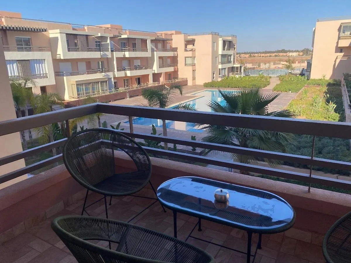 Cozy Apartment With Pool Bd Mohamed 6 مراكش 0*,  المغرب